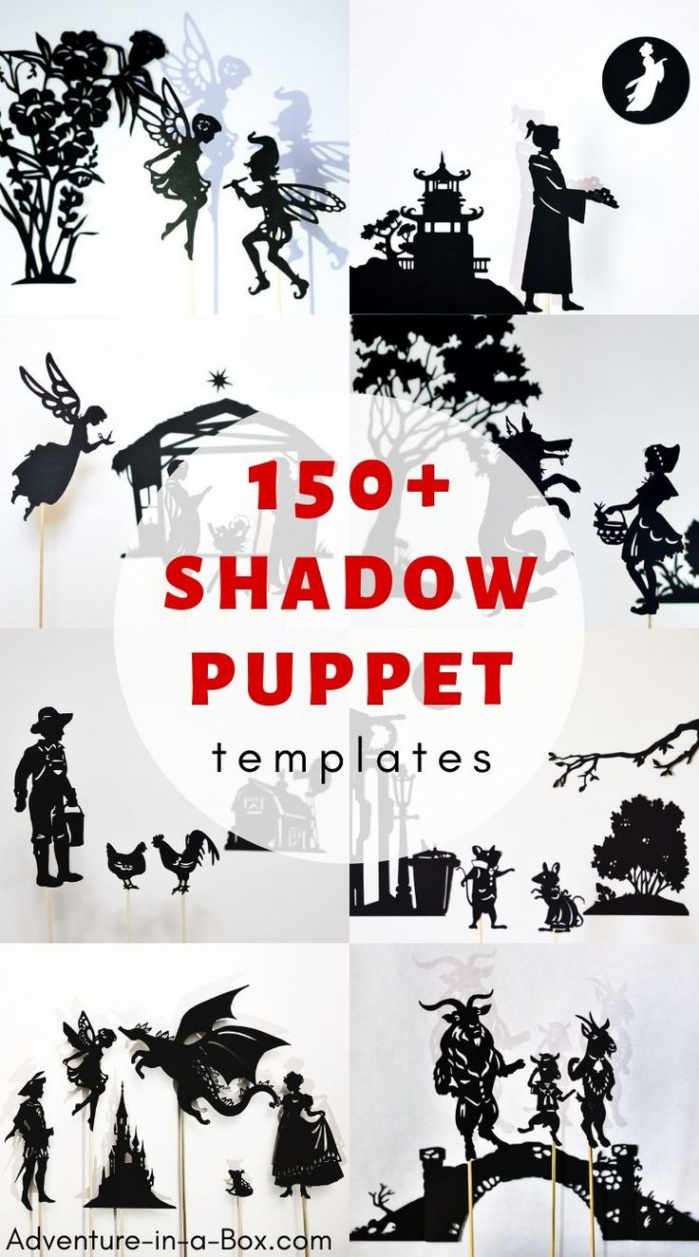 Shadow Puppet Templates  Shadow puppets, Shadow theatre, Shadow play