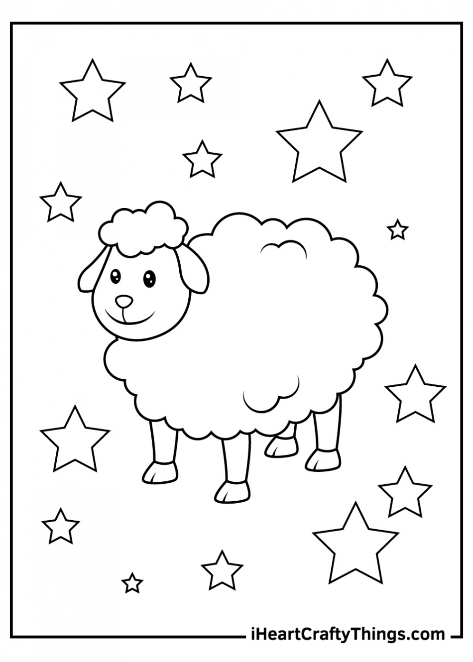 Sheep Coloring Pages (% Free Printables)