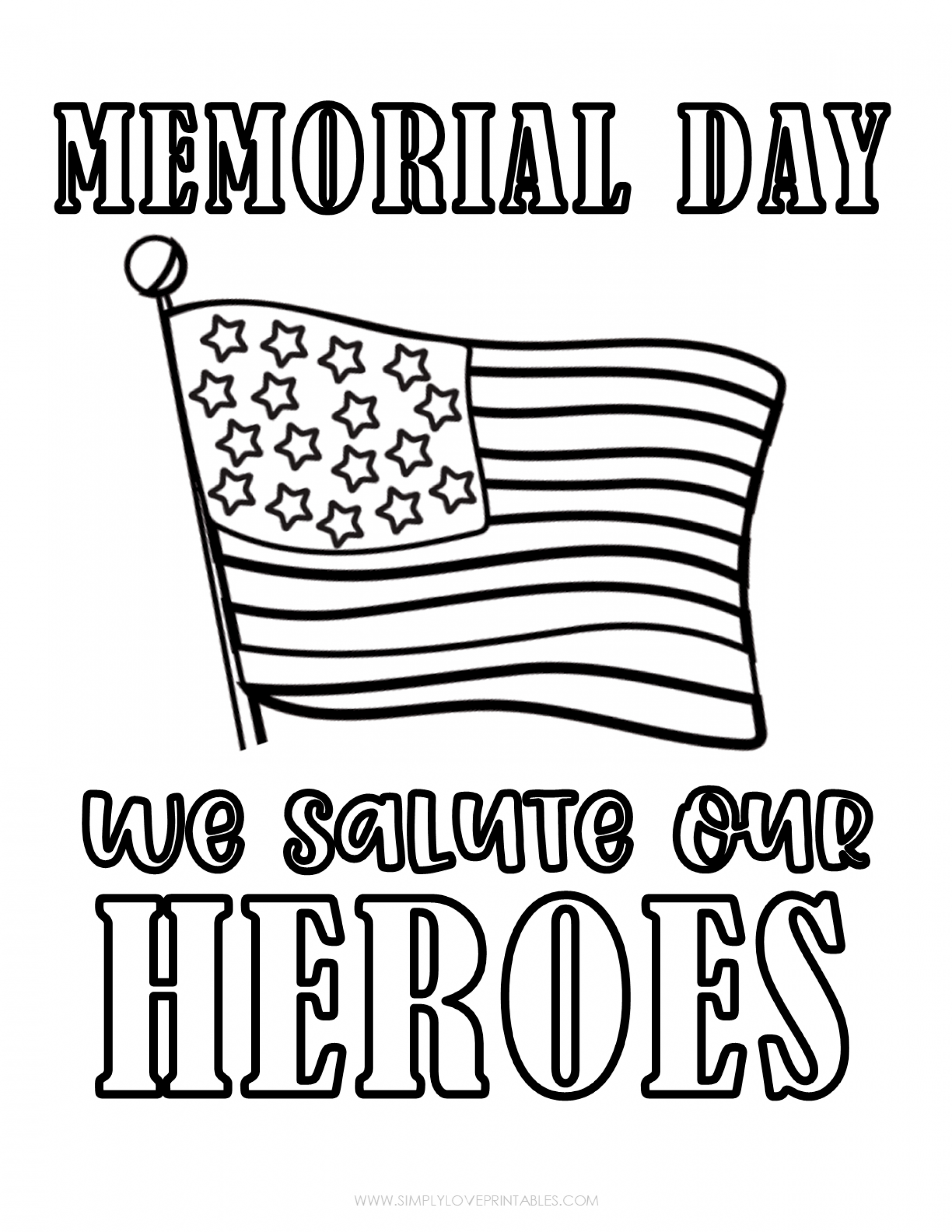 Simply Love Printables Memorial Day Coloring Pages_Page_