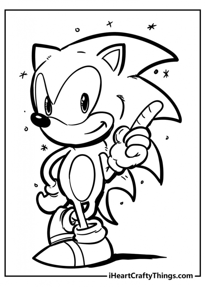 Sonic Coloring Pages (% Free Printables)