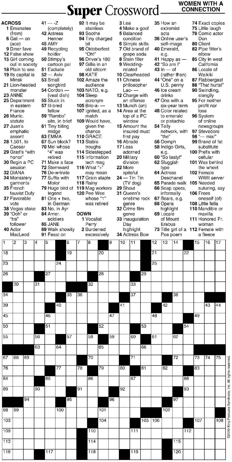 Super Crossword Puzzle