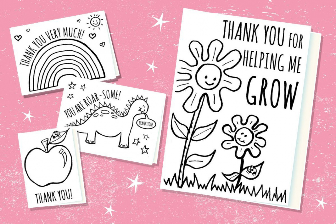 Thank You Teacher Cards – Free Printables  Giggly.co