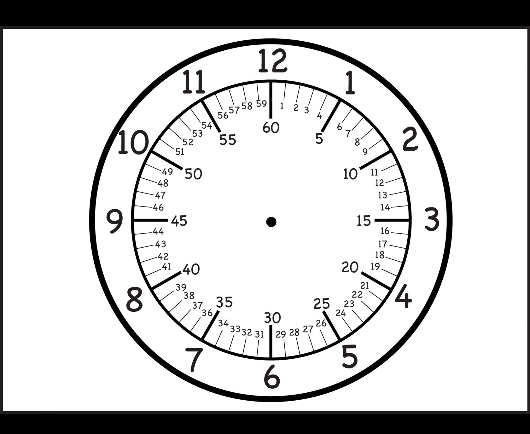 Time – Printable Clock Face –  Worksheets  Time worksheets