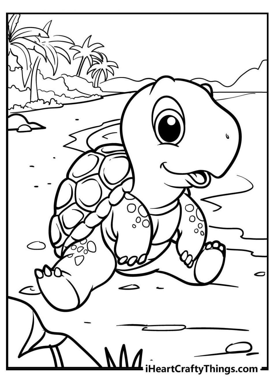 Turtle Coloring Pages  Turtle coloring pages, Coloring pages