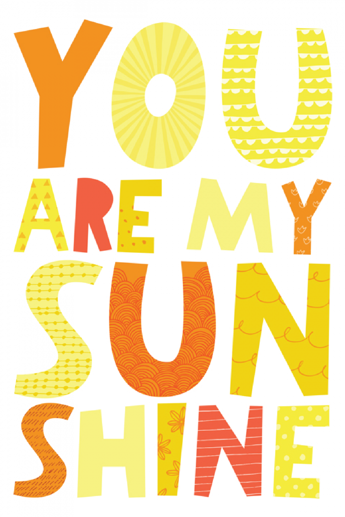 YOU ARE MY SUNSHINE FREE PRINTABLE ART PRINT  Free printable art