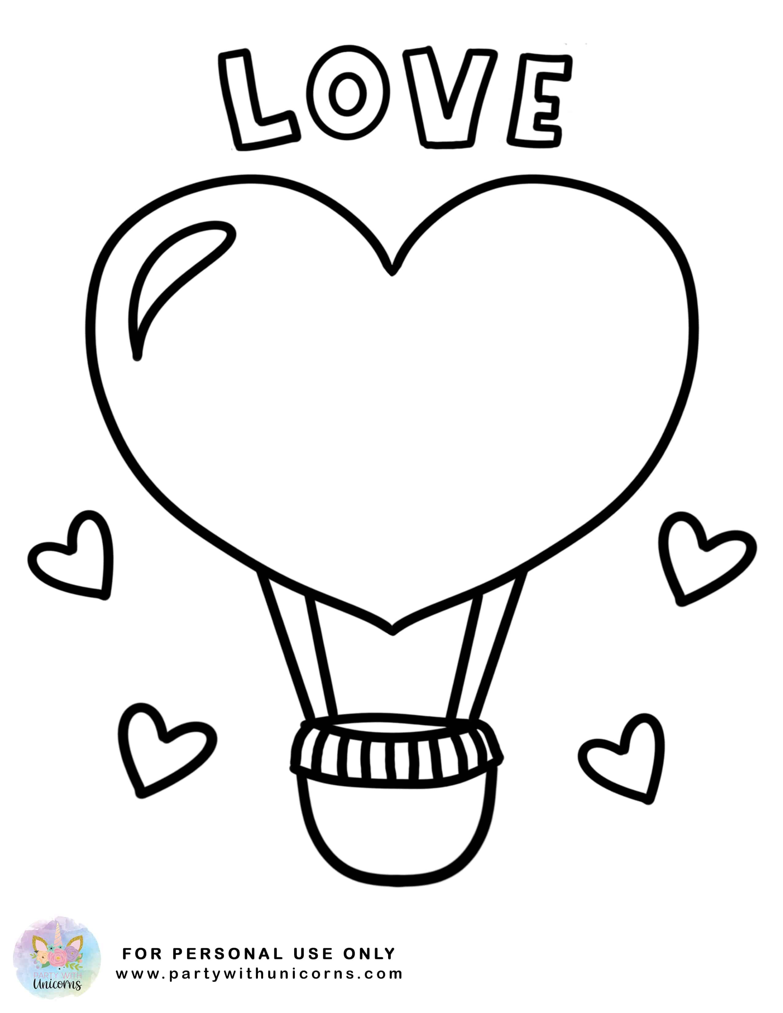 Best 72+Valentine Coloring Pages