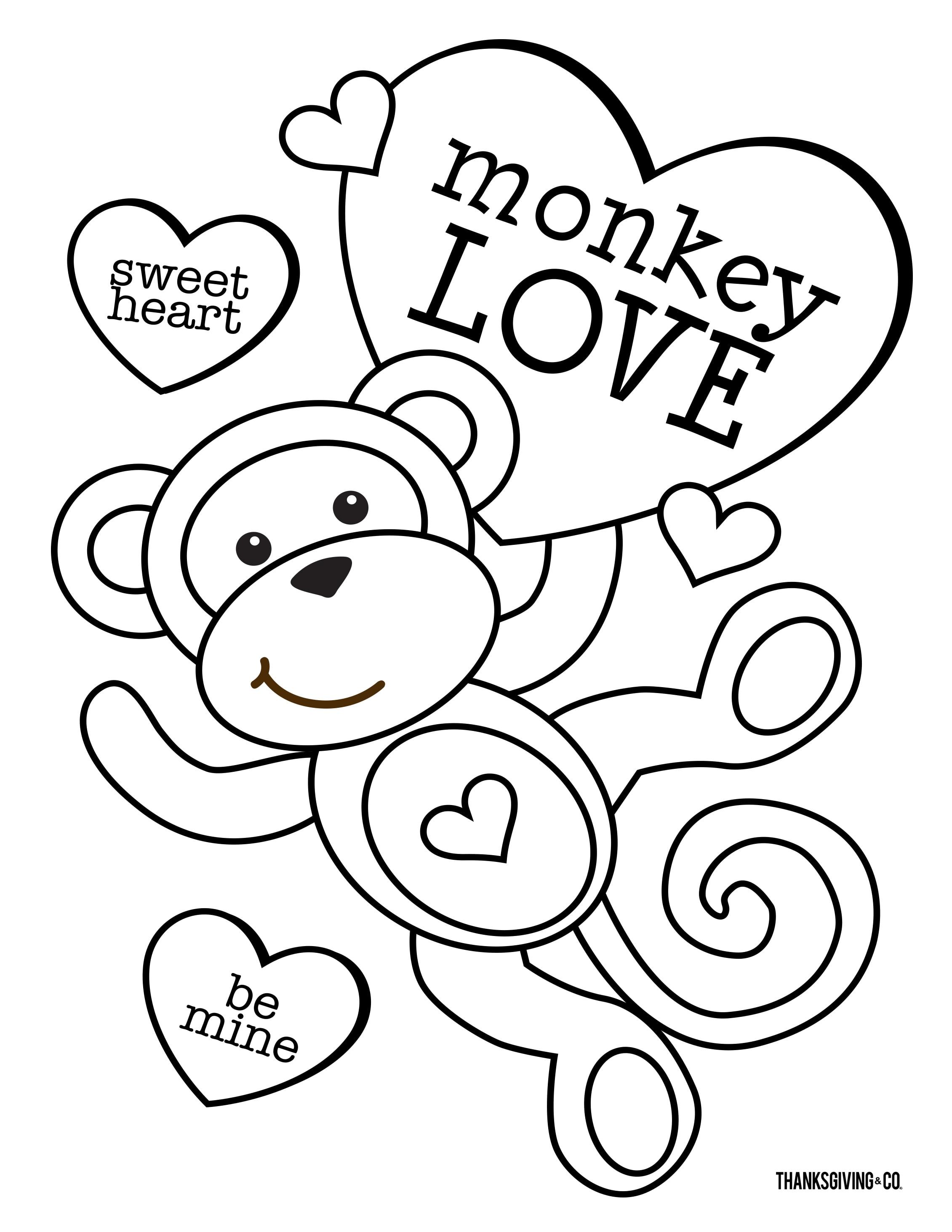 Best 94+Valentine Coloring Pages