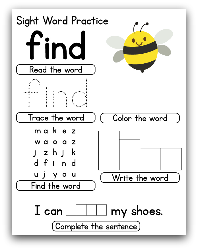 60 Sight Word Practice Worksheets 57