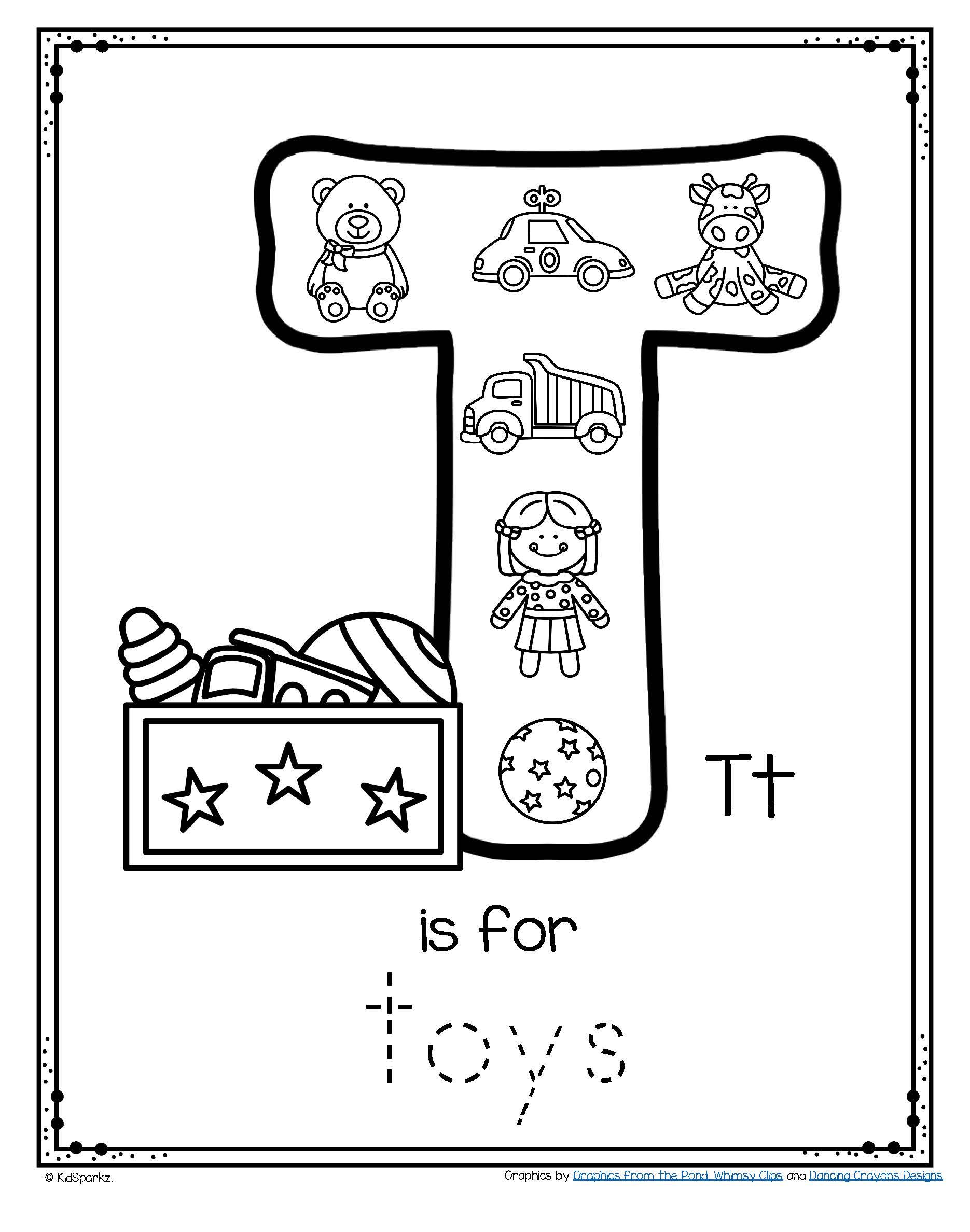 50 Letter T Worksheets Preschool 26