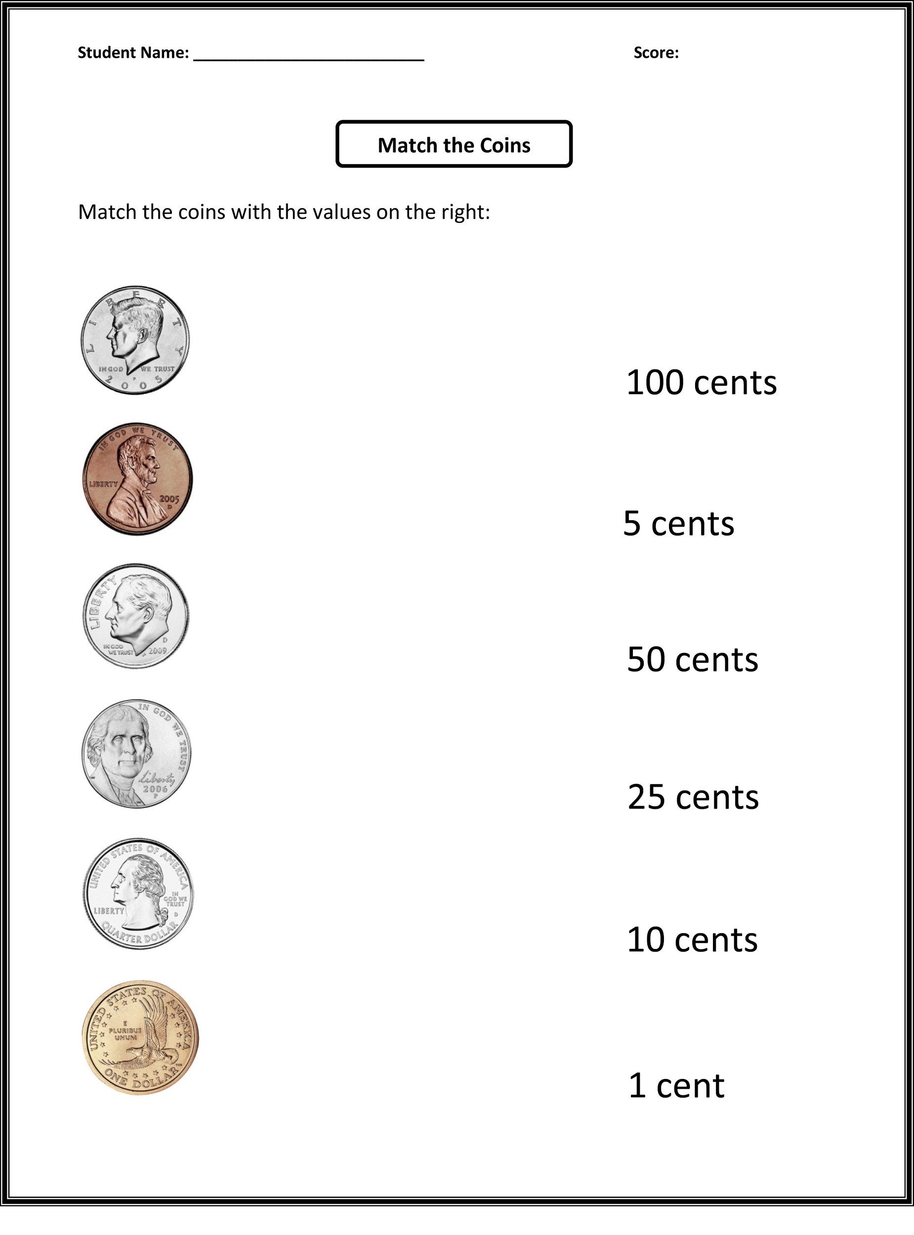 62 Counting Money Worksheets Pdf 125