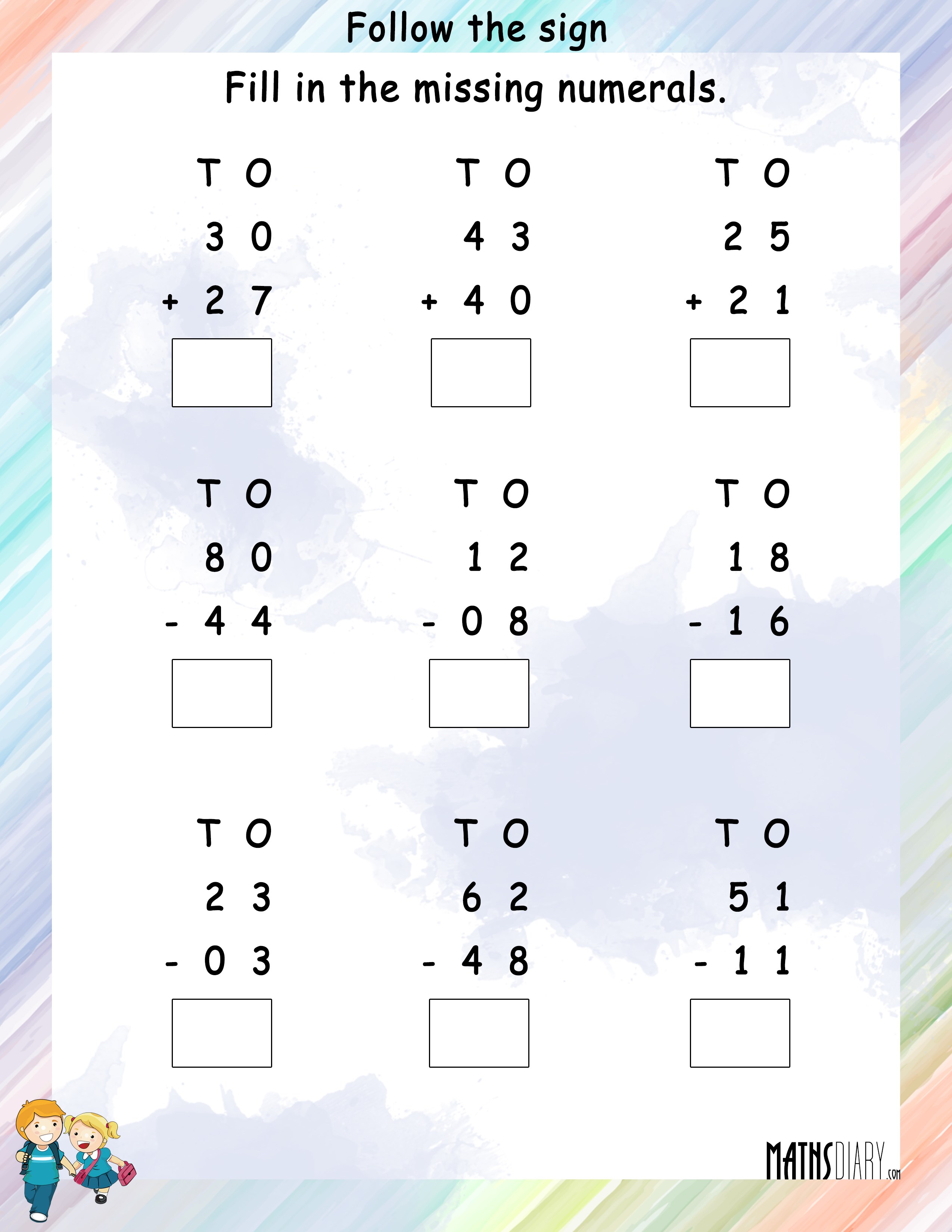 90 Subtraction For Kindergarten Worksheets 41