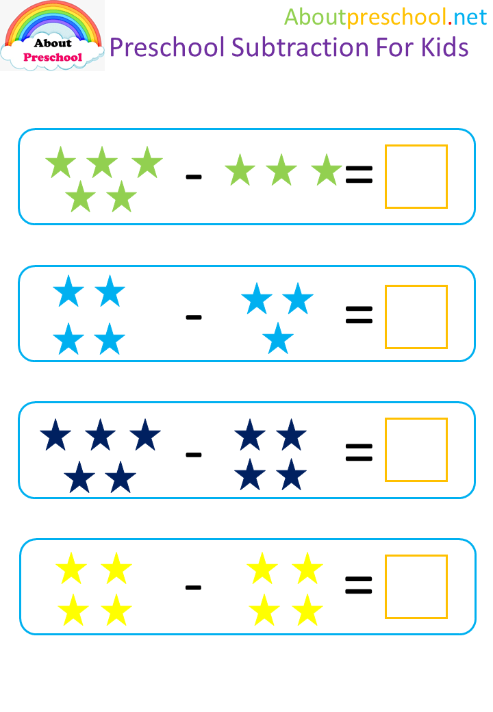 90 Subtraction For Kindergarten Worksheets 66