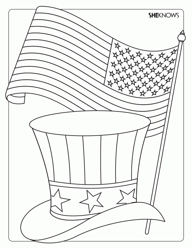 Best 45 Free Patriotic Coloring Pages Ideas 32