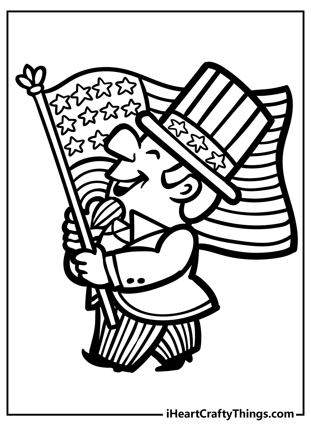 Best 45 Free Patriotic Coloring Pages Ideas 33