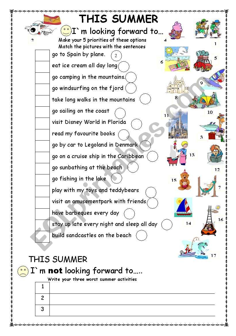 Best 45 Summer Worksheets For Class 1 Ideas 40