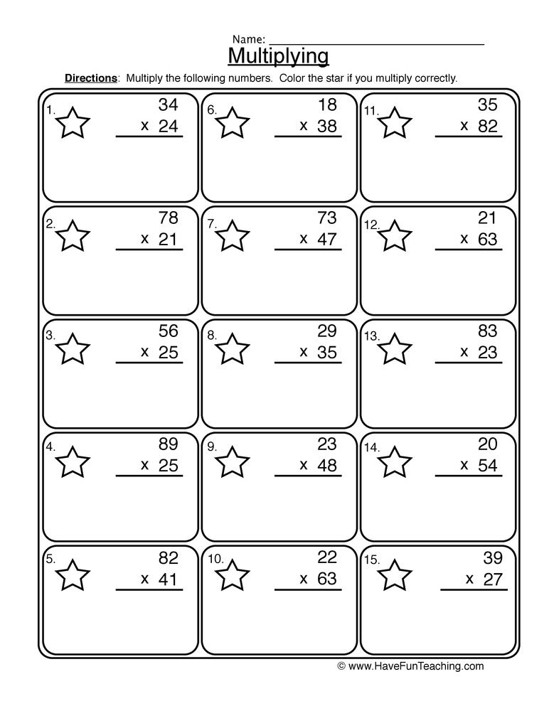 Math Sheets 2 Digit Addition