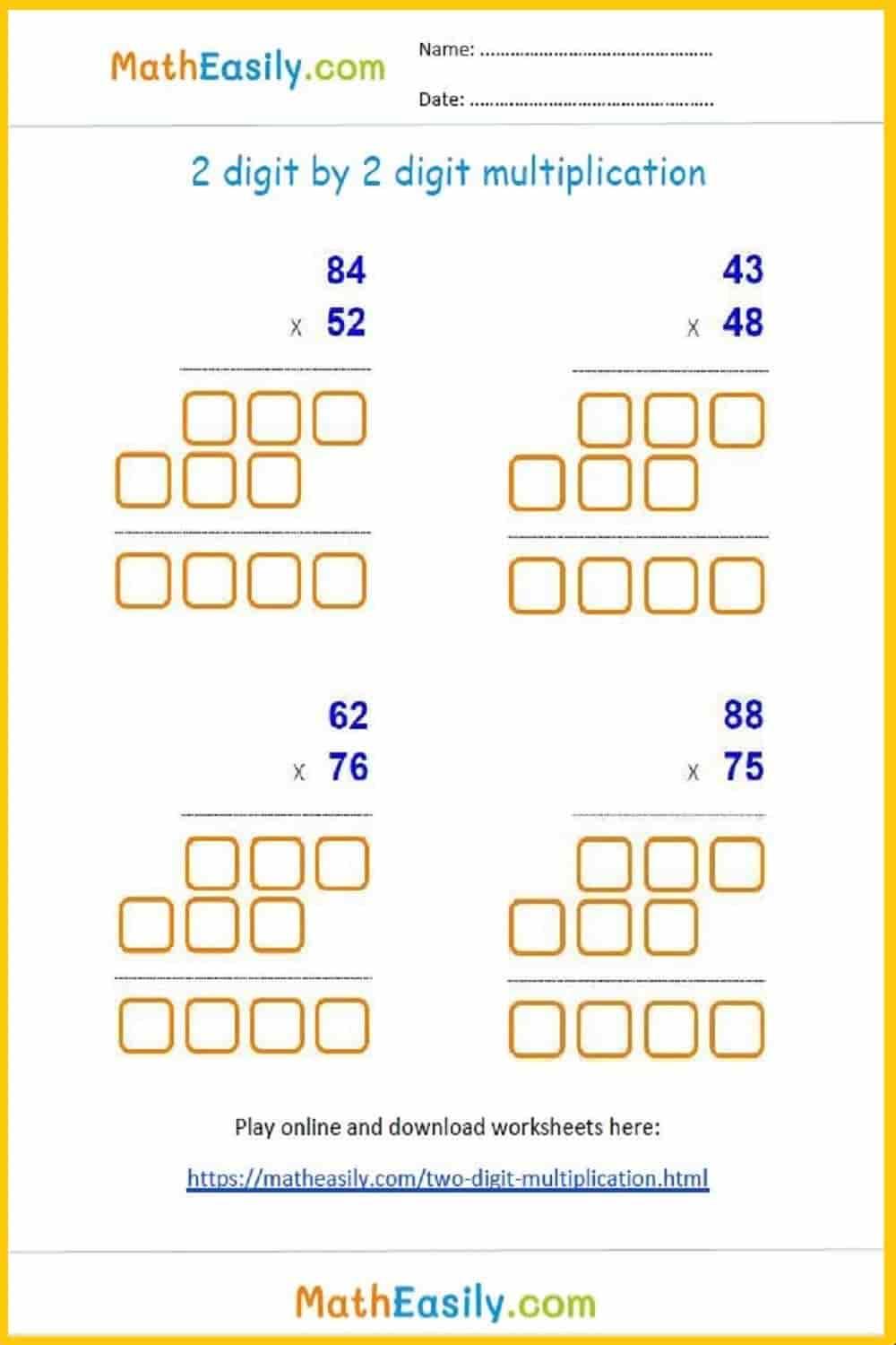 Math Worksheets 2 Digit Addition With Regrouping