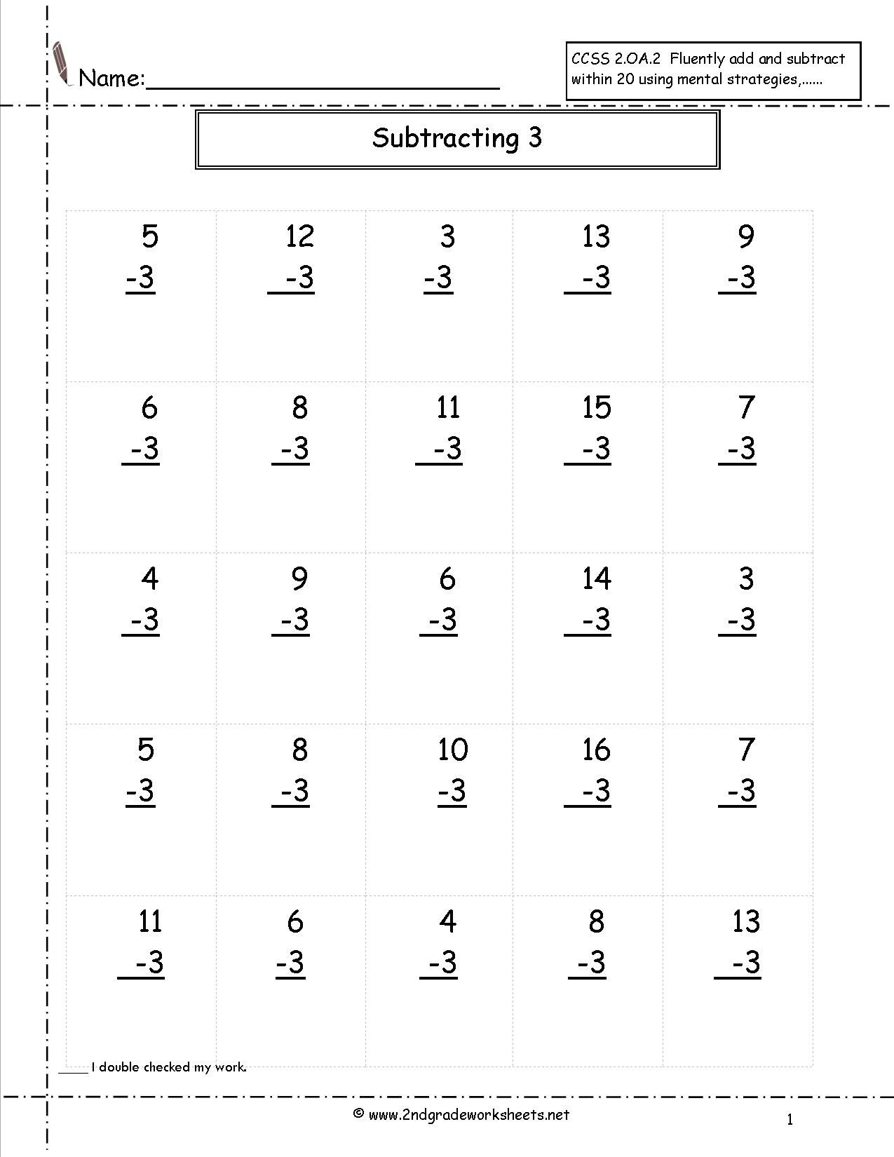 20 Addition For 2Nd Grade Worksheets Free