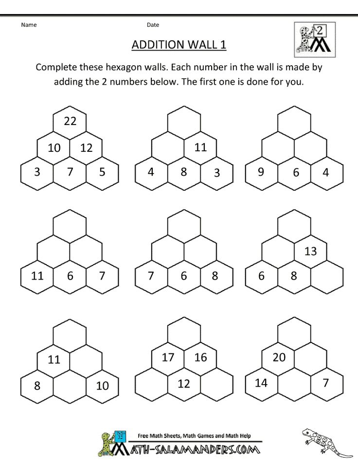 20 Addition For 2Nd Grade Worksheets Pdf