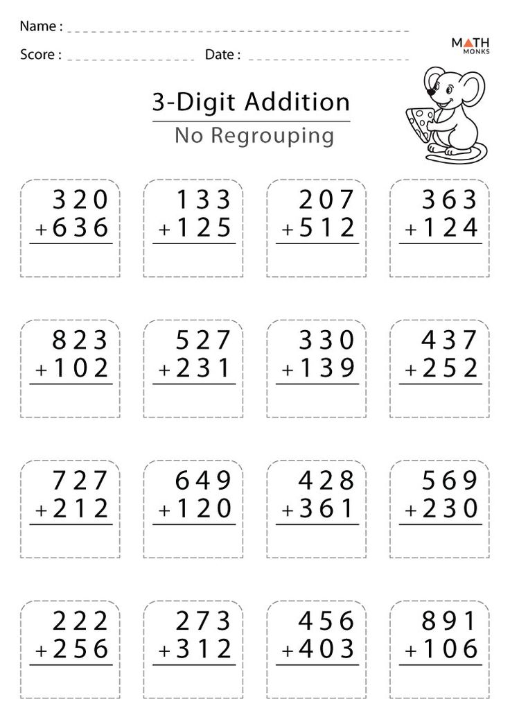 20 Addition Without Regrouping Worksheets For Grade 1 Free