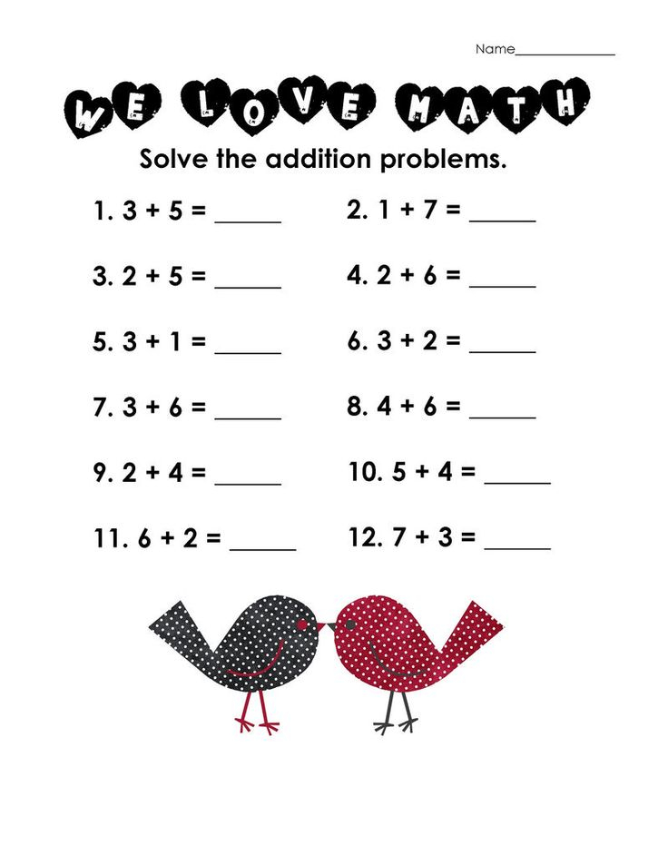 20 Addition Worksheets For Class 1 Free