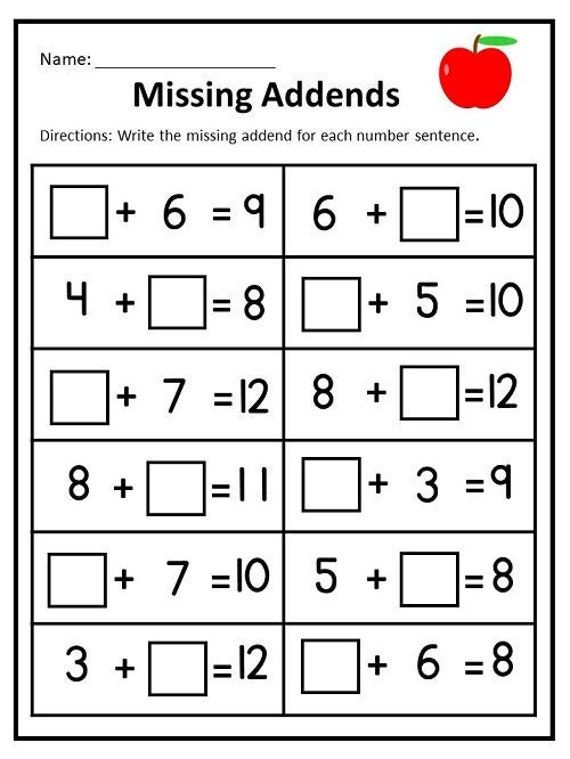 20 Addition Worksheets For Class 1 Free