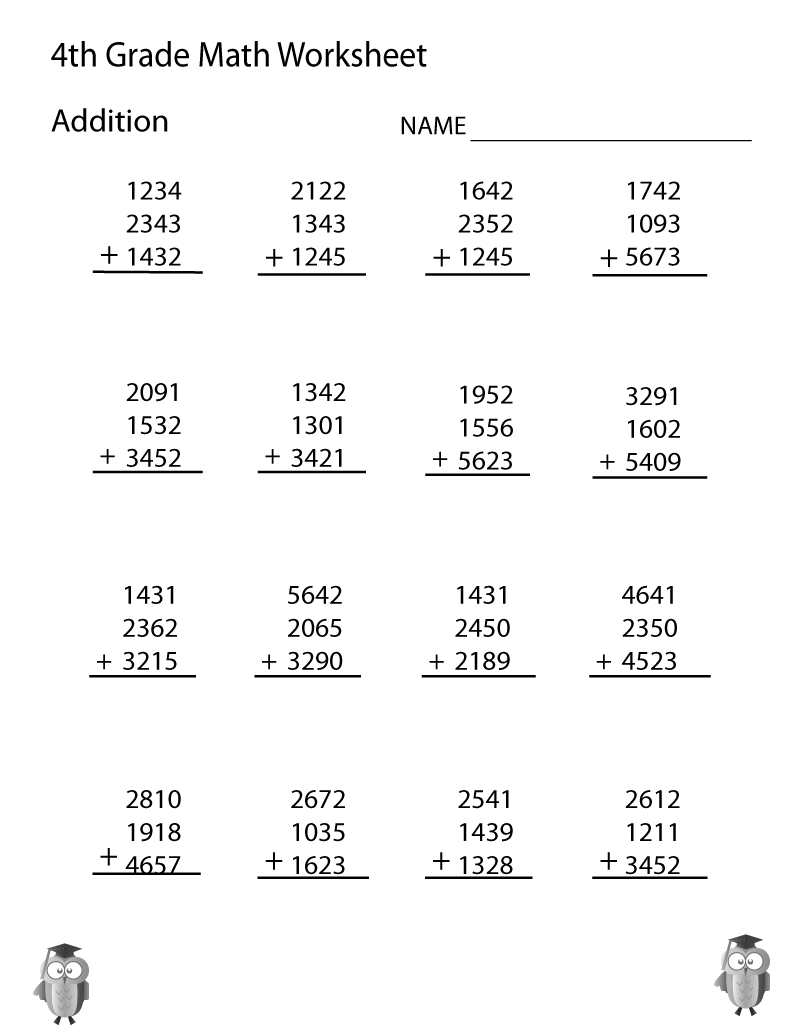 20 Addition Worksheets For Class 1 Free