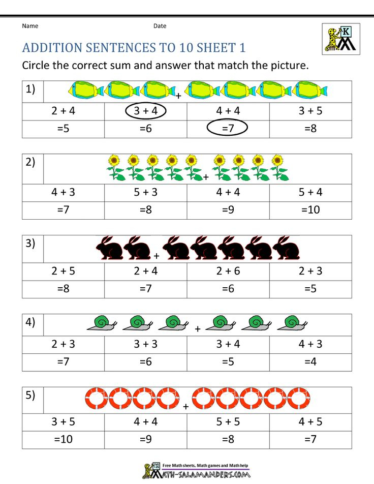 20 Addition Worksheets Grade 1 Missing Free