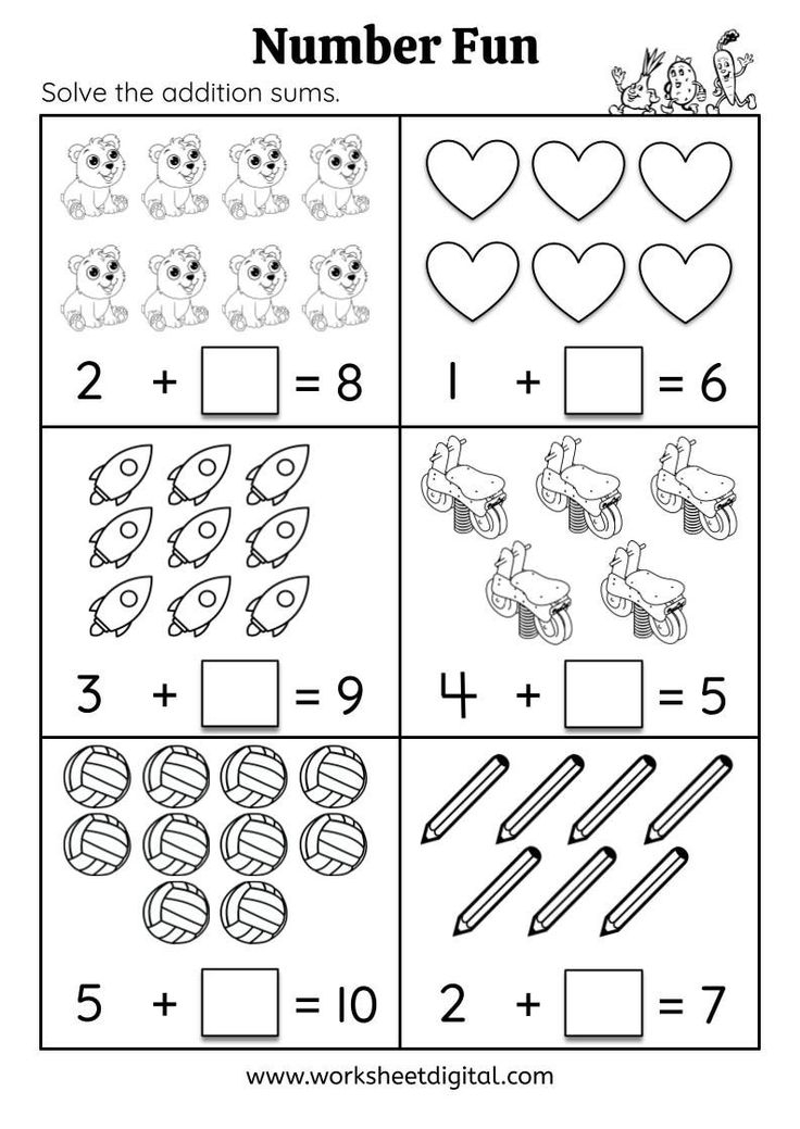 20 Addition Worksheets Grade 1 Missing Free