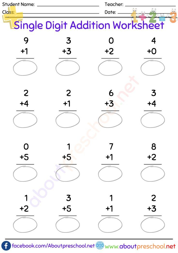 20 Addition Worksheets Grade 1 Three Digit Free