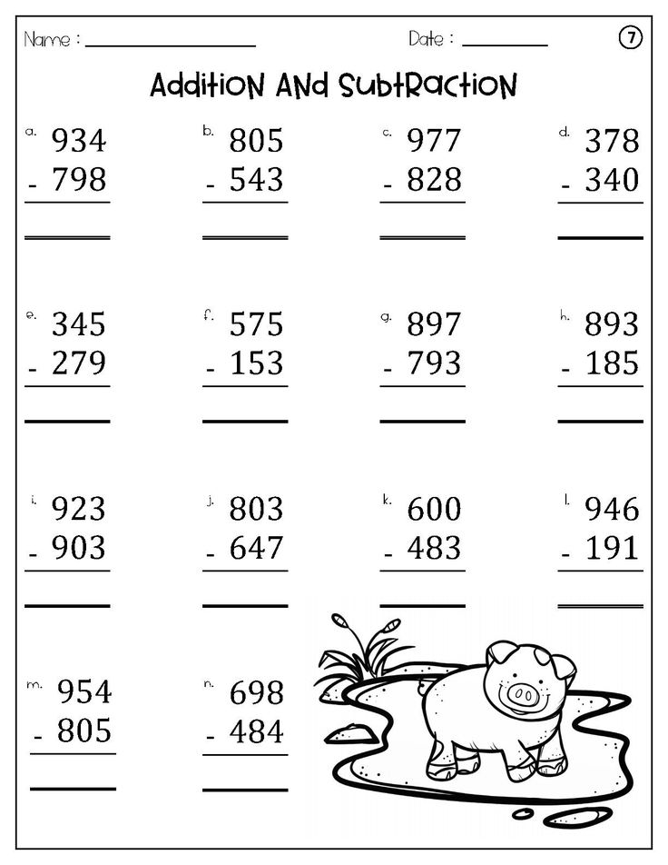 20 Addition Worksheets Grade 1 Three Digit Free