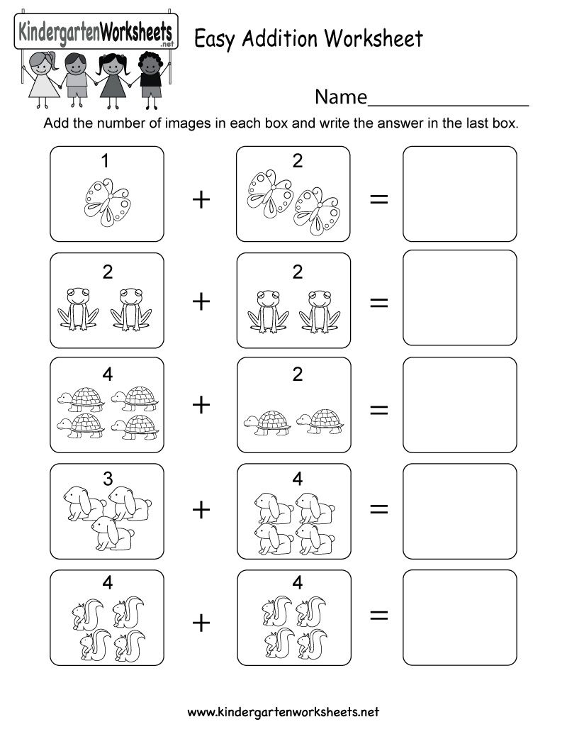 20 Addition Worksheets Kindergarten 2 Free