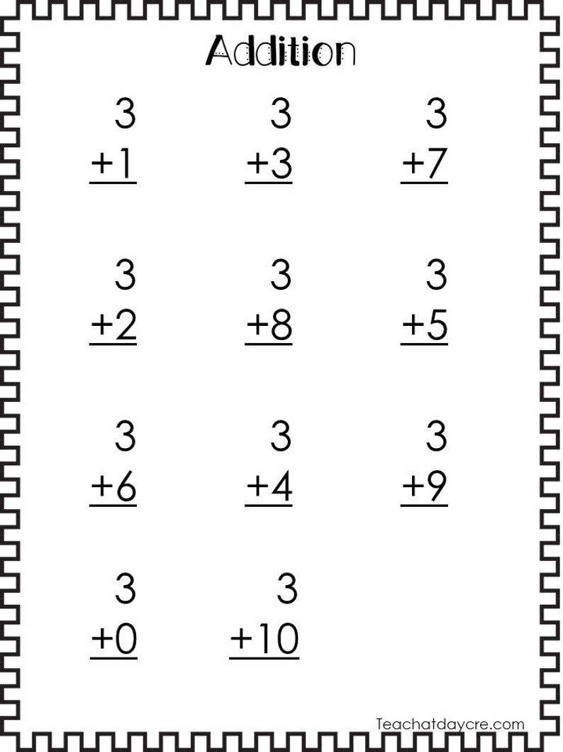 20 Addition Worksheets Kindergarten 2 Pdf