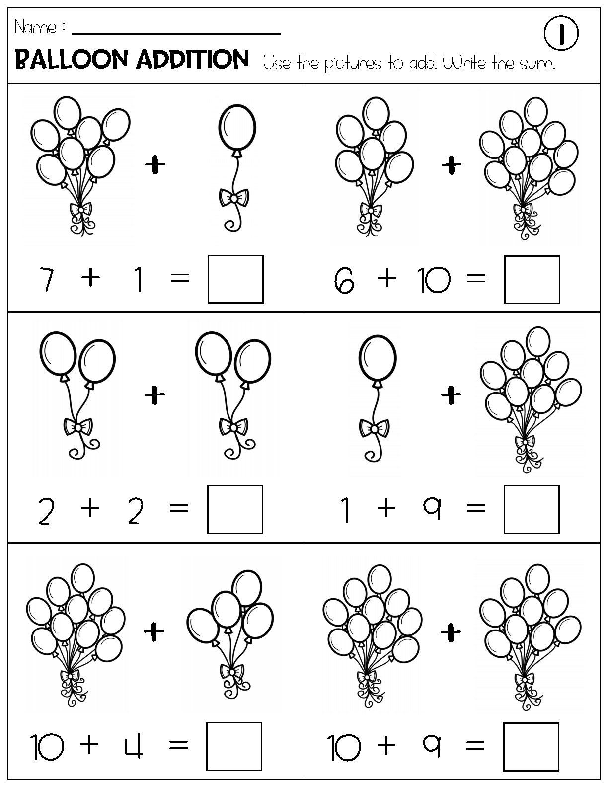 20 Addition Worksheets Kindergarten 2 Pdf