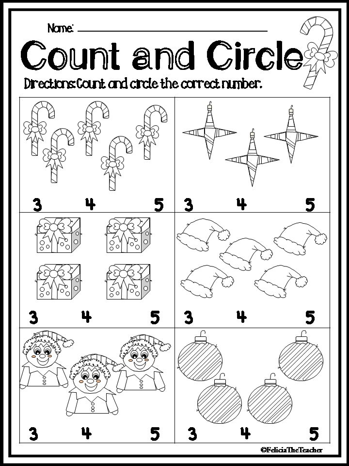 20 Counting And Circle Worksheet Free