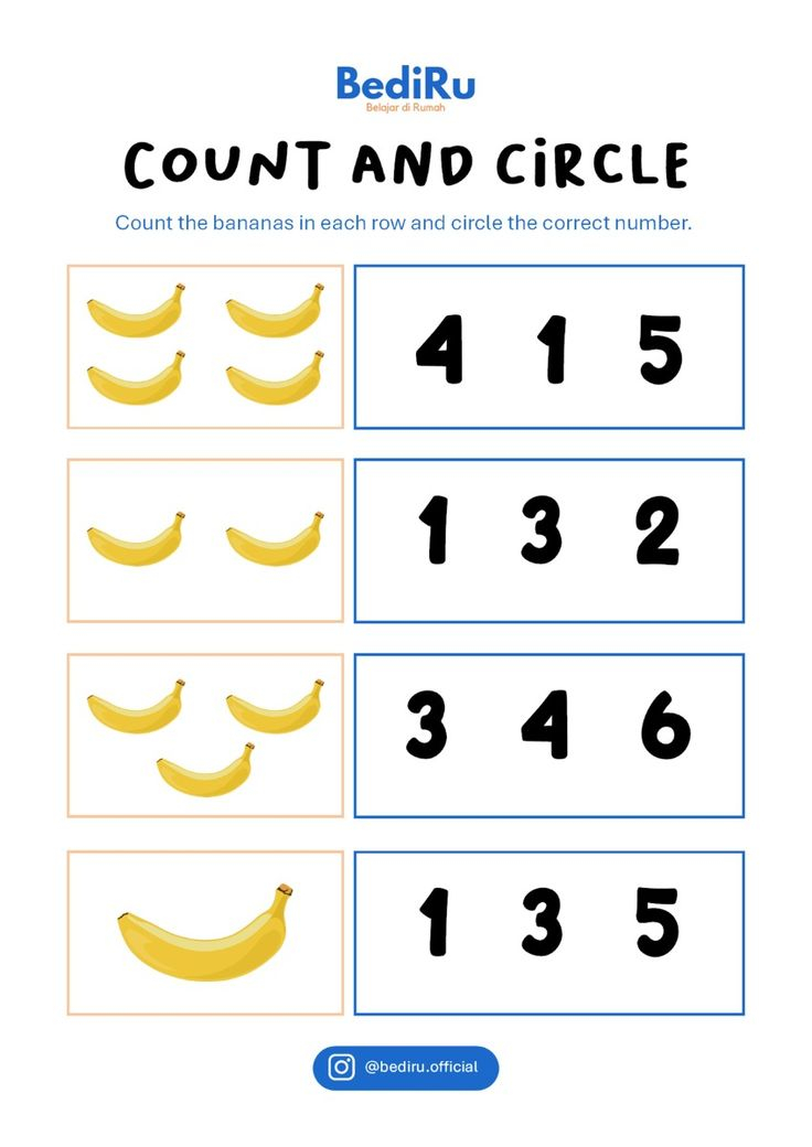 20 Counting And Circle Worksheet Pdf