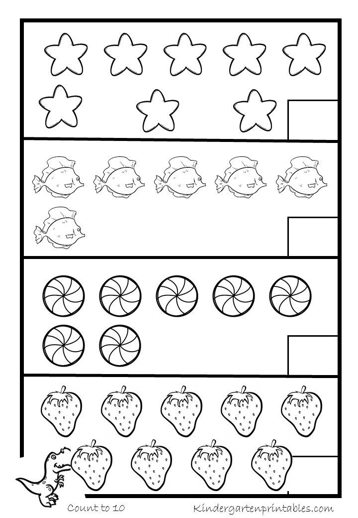 20 Counting Objects Worksheets For Kindergarten Pdf