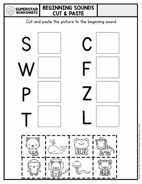 20 Cut And Paste Worksheets Pizza Free