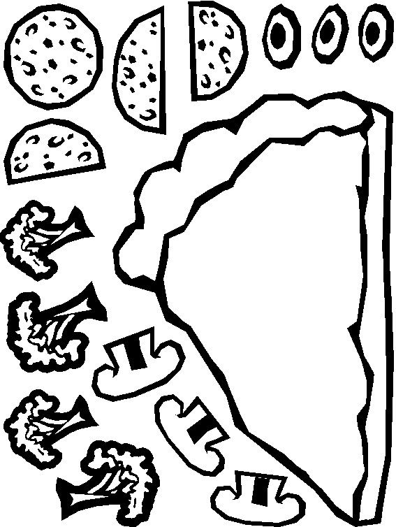 20 Cut And Paste Worksheets Pizza Free