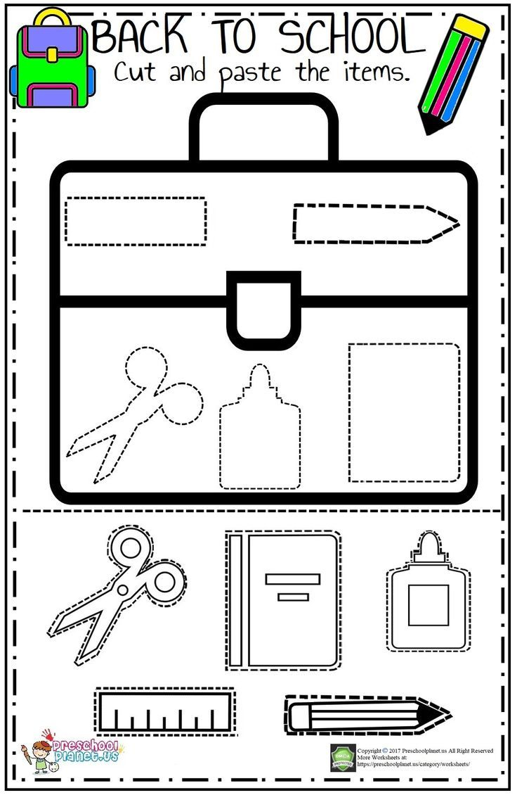 20 Cut And Paste Worksheets Pizza Pdf