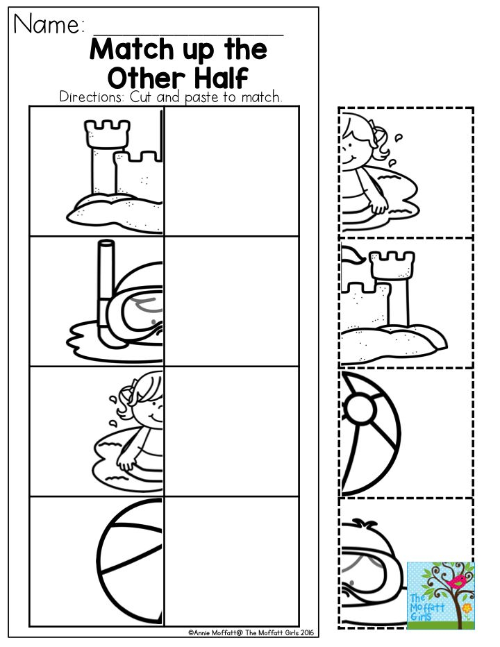 20 Cut And Paste Worksheets Preschool Free Free