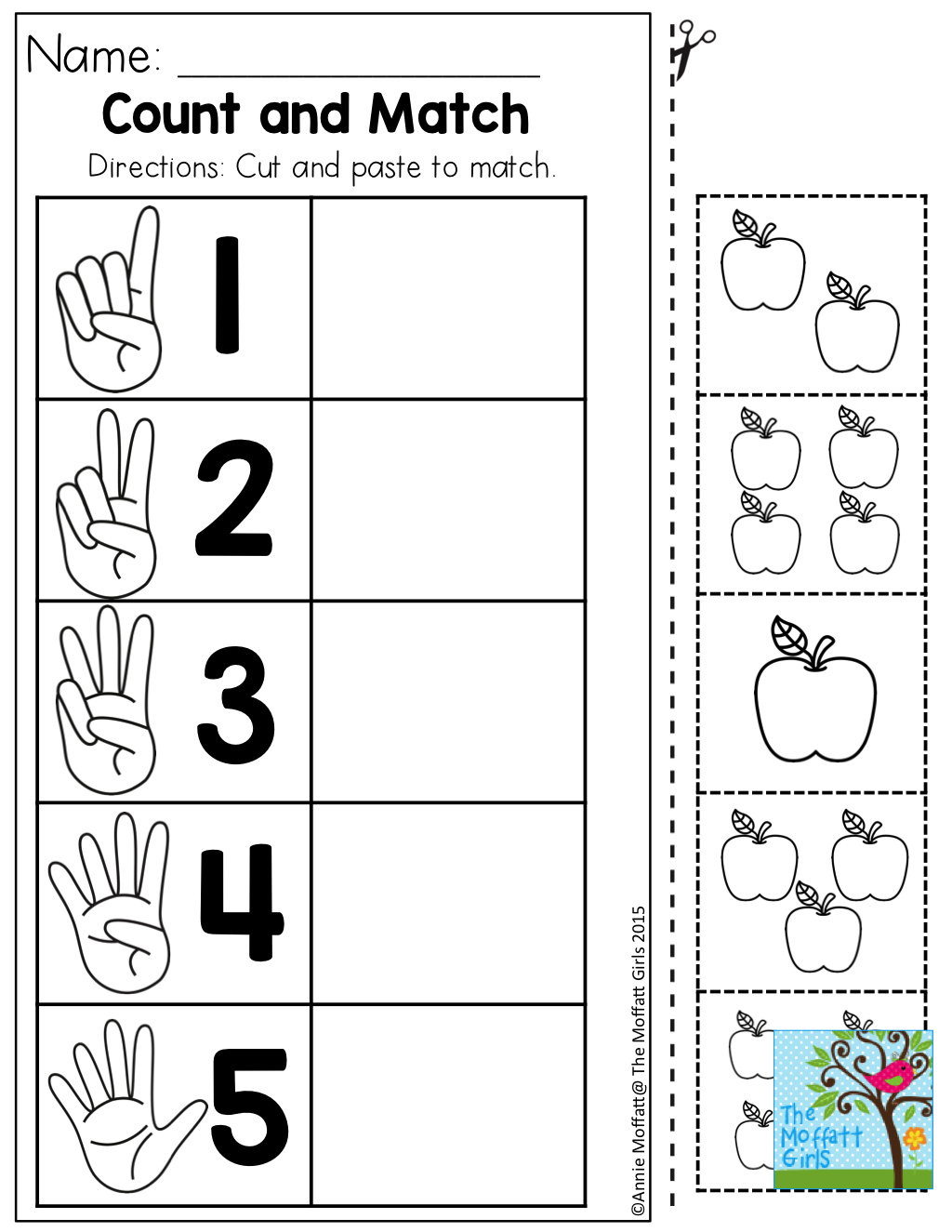 20 Cut And Paste Worksheets Preschool Free Free