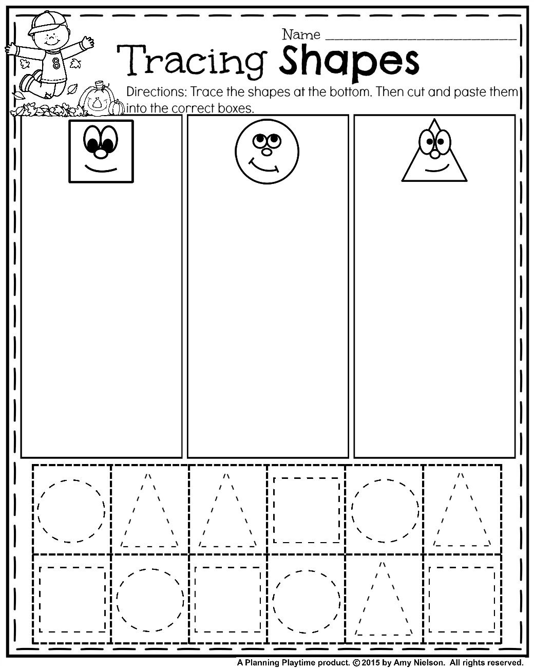 20 Cut And Paste Worksheets Preschool Free Free