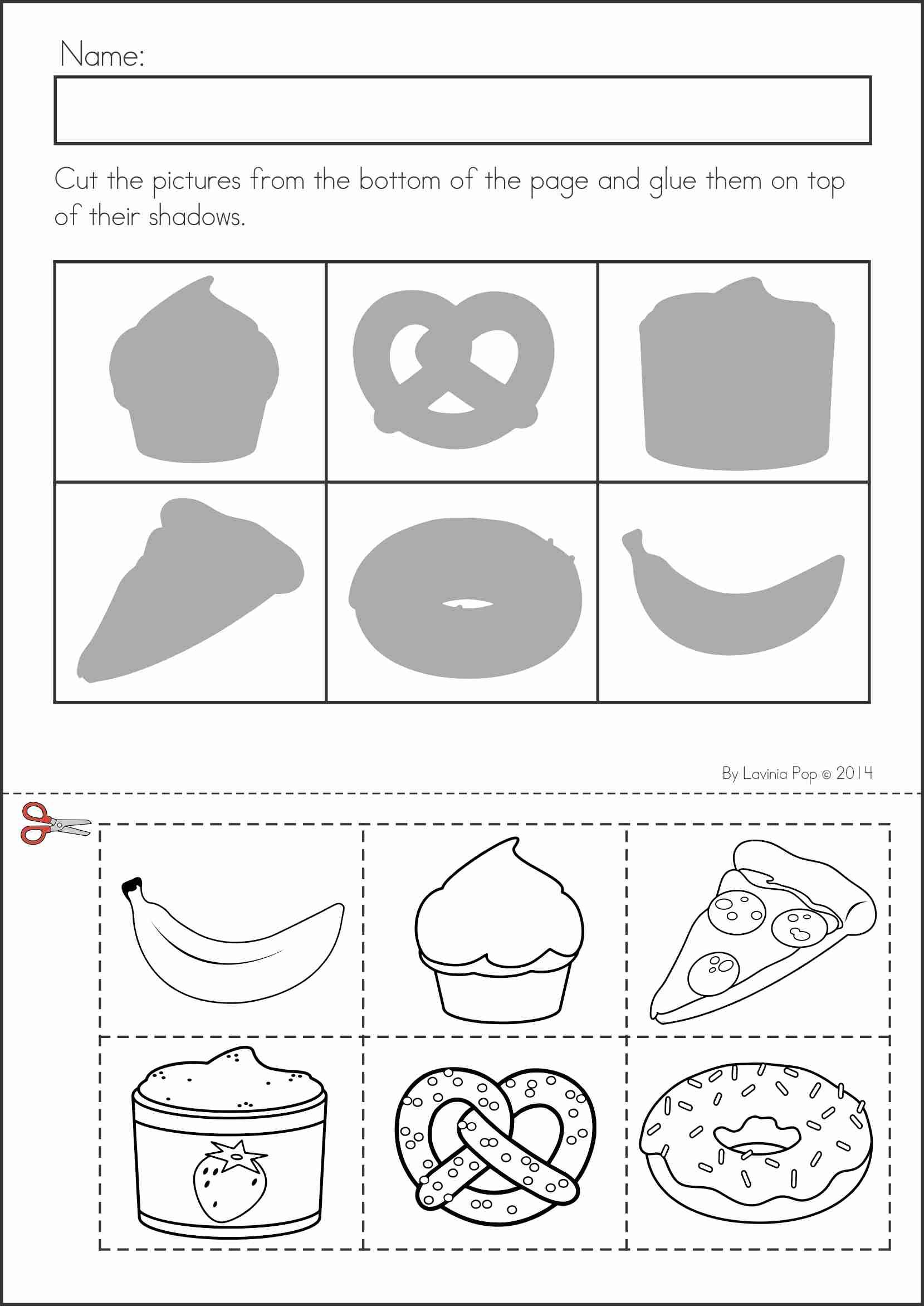 20 Cut And Paste Worksheets Preschool Free Pdf