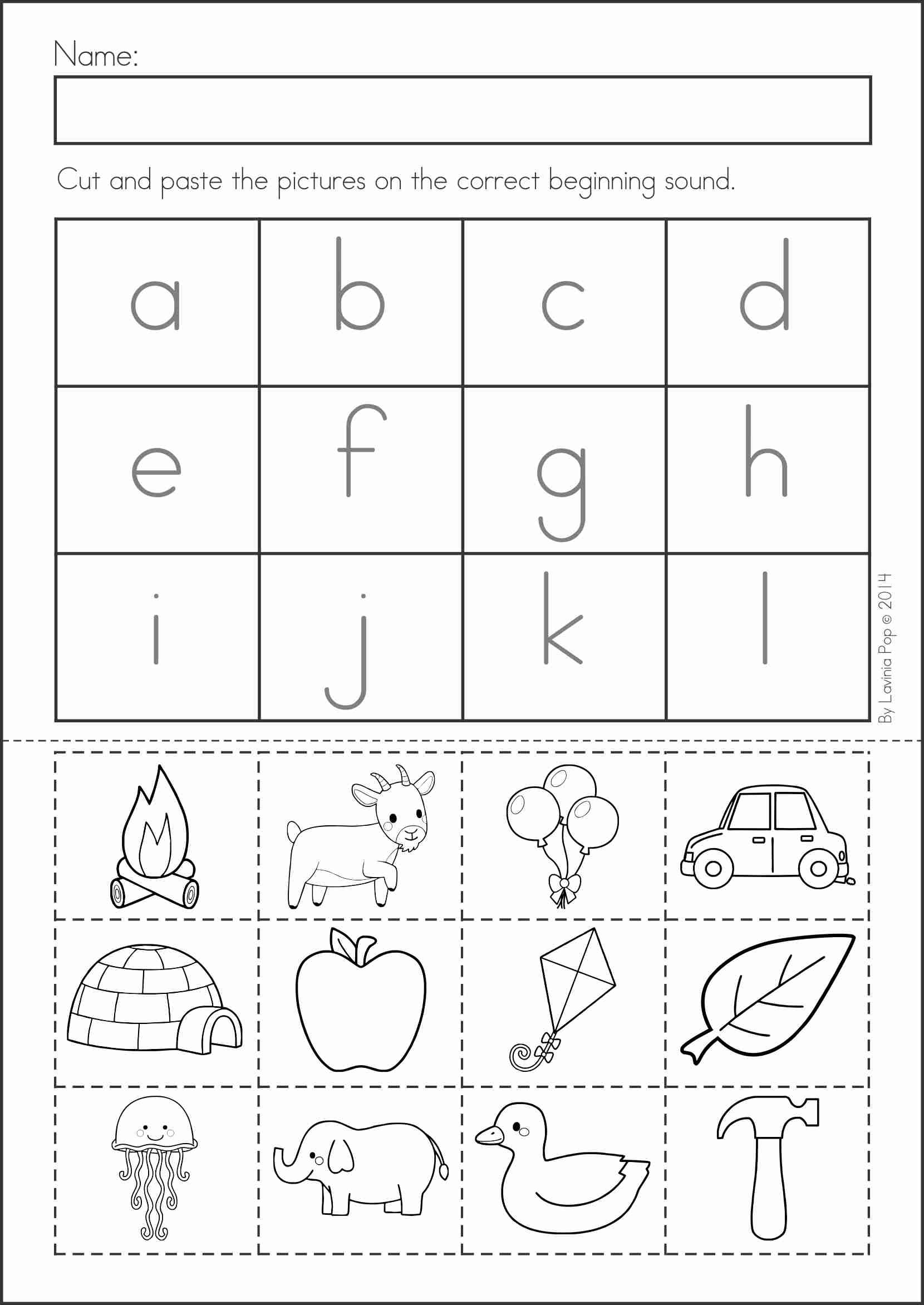 20 Cut And Paste Worksheets Preschool Free Pdf