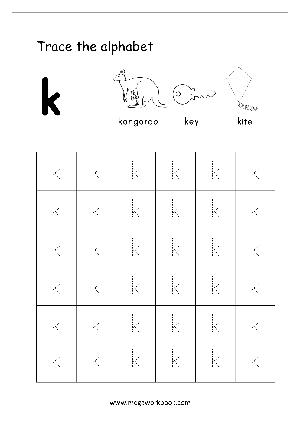 20 English Worksheets For Kindergarten Small Letters Free