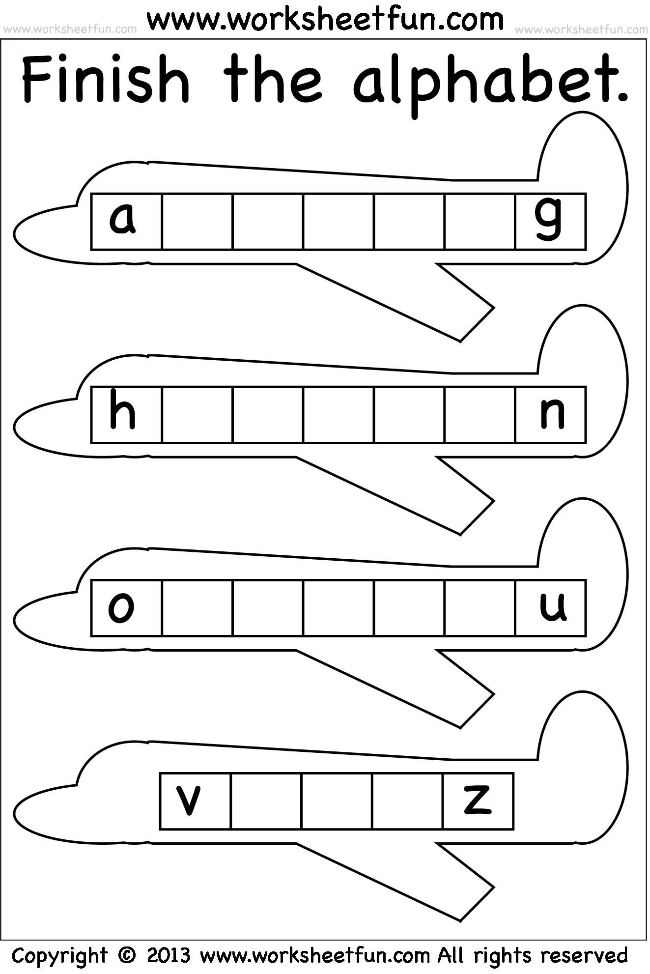 20 English Worksheets For Kindergarten Small Letters Free