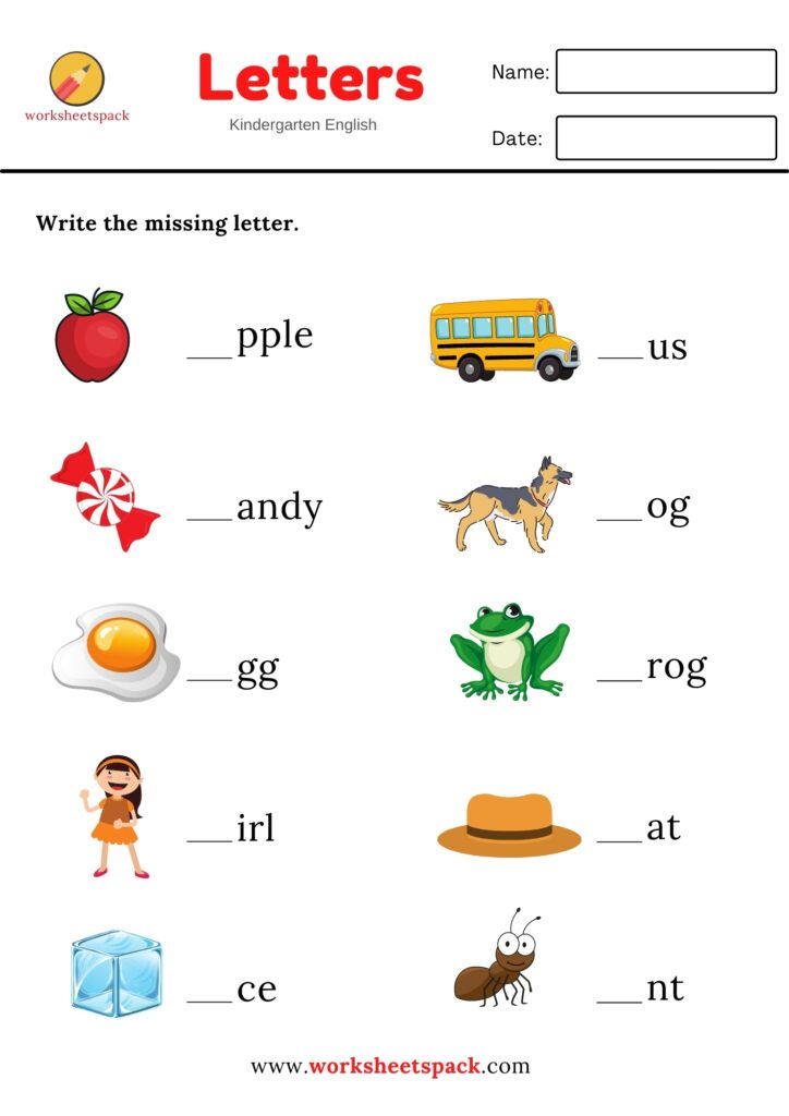 20 English Worksheets For Kindergarten Small Letters Pdf