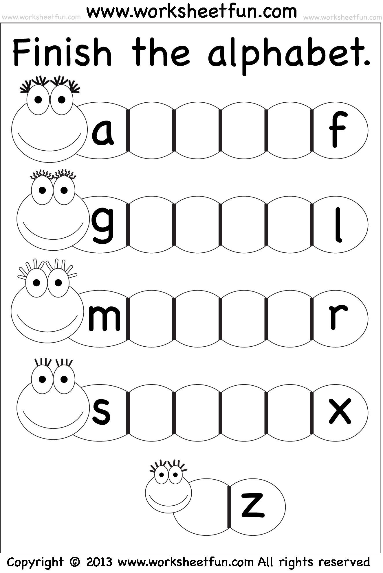 20 English Worksheets For Kindergarten Small Letters Pdf