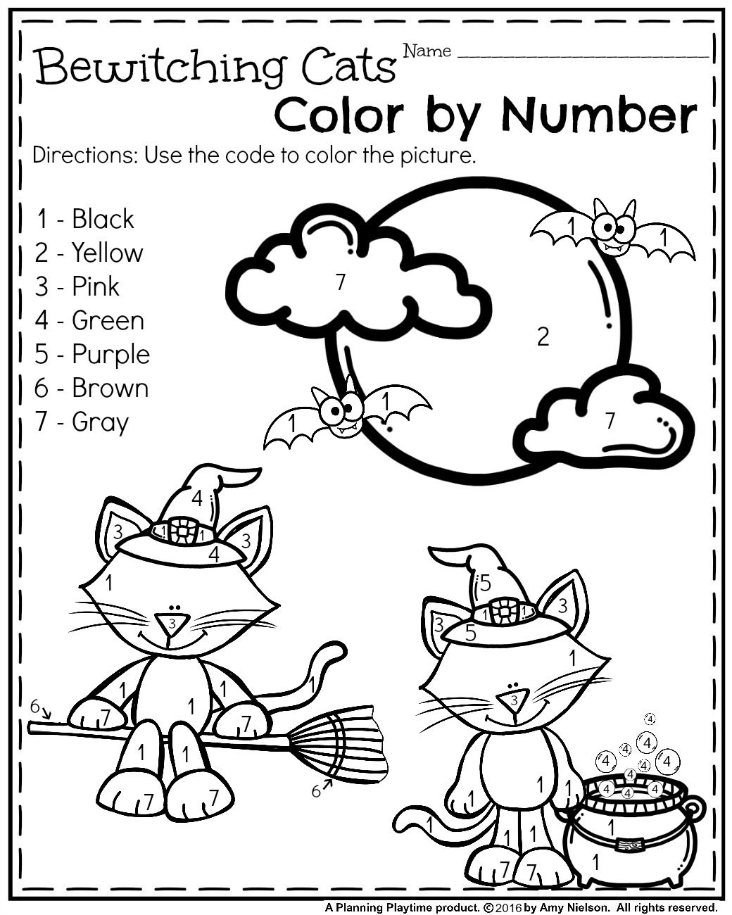 20 Halloween Math Worksheets For Preschool Free